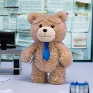 Authentic Pop Mart Ted2 Teddy Bear Action Plush. Confirmed Necktie Bear